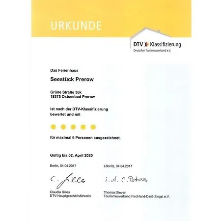 Ferienhaus Seestueck Prerow